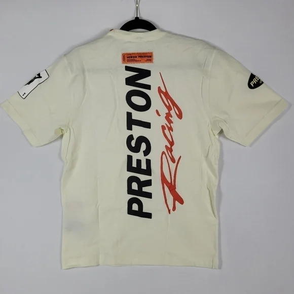 Heron Preston Cream Short Sleeve Tee